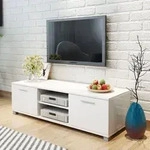 Tv-schrank Hochglanz-wei&szlig; 120x40,5x35 Cm - Vidaxl
