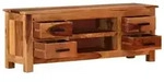 Tv-schrank 110x30x40 Cm Massivholz Vidaxl