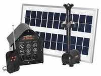 Mauk Solar Teichpumpen Set mit LED und Remote Control - 260 l/h, 3,5 W