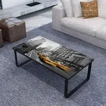 Couchtisch Mit Glasplatte Rechteckig Vidaxl