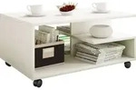 Ebuy24 - Holz Sofatisch Couchtisch Rollen Stango