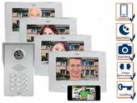 4 Familienhaus ip Türklingel mit Kamera & App - Videosprechanlage