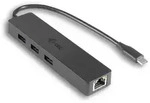 I-tec Usb-c Slim Hub 3-port Mit Gigabit Ethernet Adapter Thunderbolt 3 Kompatib.