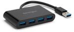 Kensington Kens Usb 3.0 4-port Hub F. Win + Mac K39121eu (k39121eu)