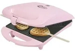 Waffeleisen In Form Von 4 Herzen Auf St&auml;bchen 780w Rosa Bestron Dsw271p
