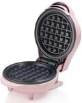 Waffeleisen Bestron Amw500p Rosa 550 Watt 10 Cm
