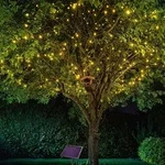 Esotec Solar Lichterkette Mit 200 Warmwei&szlig;en Leds Wetterfest 102570