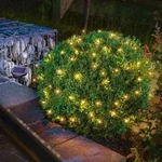 Solar Lichterkette Mit 60 Warmwei&szlig;en Leds 6 Meter Wetterfest 102168 - Esotec