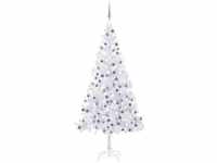 Bonnevie - Künstlicher Weihnachtsbaum,Kunstbaum mit LEDs & Kugeln 210 cm 910...