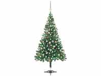 Bonnevie - Künstlicher Weihnachtsbaum Beleuchtung Kugeln 180cm 564 Zweige