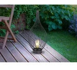Led Solarlaterne Aus Metall, H&auml;ngend Oder Stehend, H&ouml;he 57cm