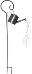 Led-solarstab 'dew Drop Water Can', Schwarz