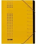 Elba - Ordnungsmappe Chic Din A4 320g/m2 Intensivkarton Recycelt Farbe: Gelb 12