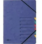 Ordnungsmappe Easy Din A4 225g/m2 Pressspankarton Farbe: Blau Farbe Des