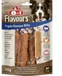8in1 - Flavours Kaustange Triple Flavour Ribs 113 G Hundeleckerlis