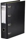 Liderpapel - Doppelordner Rado Plast 75mm 2 X Din A5 Quer 4 B&uuml;gel Pappe Schwarz
