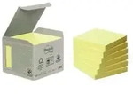 Post-it Recycelte Haftnotizen Kanariengelb 76x76 6 Bl&ouml;cke