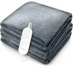 Sinnlein - Heizdecke Elektrisch 200x180cm Grau W&auml;rmeunterbett Xxl Heizmatte