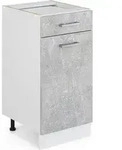 Vicco - K&uuml;chenunterschrank R-line, Beton, 40 Cm Ohne Arbeitsplatte