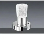 Kleine Led-tischlampe Silber Chrom Mit Sensordimmer, H&ouml;he 14cm