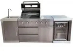 Outdoork&uuml;che Oxford Bbq Grill Gas Gasgrill 4 Brenner 19,2 Kw - Buschbeck