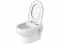 No.1 Compact WC Set Toilettensitz randlos WC-Sitz Absenkautomatik weiß - Weiß