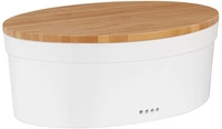 Kela Keramik-brotkasten Mit Bambusdeckel, 37 X 24 X 14 Cm