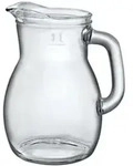 Name Bistrot Glaskrug 1l - F&uuml;r Wasser, S&auml;fte