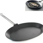 Fischpfanne - Oval Titanium Professional, 400x275x(h)35mm - Hendi