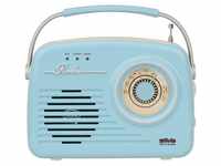 Radio 20W fm usb SD-Speicherkarte blau mono 1965 blau - Silva Schneider