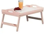 Zeller Betttablett Mit Einklappbaren F&uuml;&szlig;en, Kiefer