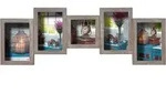 Rustic Galerier., 4x10x15 Und 1x10x10 Cm, Grau