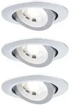 Paulmann Led Einbauleuchte Chrom Matt Schwenkbar Schwenkbar 3er Set Einbauleuchte
