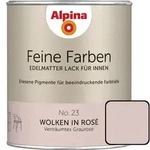 Feine Farben Lack No. 23 Wolken In Ros&eacute; Grauros&eacute; Edelmatt 750 Ml Buntlacke - Alpina