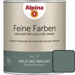Feine Farben Lack No. 37 Held Des Waldes Moosgr&uuml;n Edelmatt 750 Ml Buntlacke - Alpina