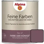 Feine Farben Lack No. 17 Farbe Der K&ouml;nige Purpur Edelmatt 750 Ml Buntlacke - Alpina