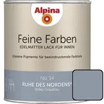 Feine Farben Lack No. 14 Ruhe Des Nordens Graublau Edelmatt 750 Ml Buntlacke - Alpina