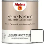 Alpina Feine Farben Lack Zeitloses Matt-wei&szlig; 750ml Edelmatt Buntlacke