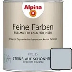 Feine Farben Lack No. 16 Steinblaue Sch&ouml;nheit Blaugrau Edelmatt 750 Ml Buntlacke -