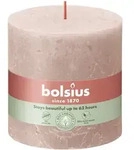 Bolsius - Rustik Stumpenkerzen Nebliges Rosa, H&ouml;he 10 Cm, &Oslash; 10 Cm Stumpen- Und