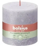 Rustik Stumpenkerzen Gefrorenes Lavendel, H&ouml;he 10 Cm, &Oslash; 10 Cm Stumpen- Und