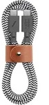 Native Union Belt-cable Usb-c To Usb-c 1.2m Zebra