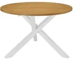 Esstisch Wei&szlig; 120x75 Cm Mdf - Vidaxl