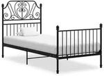 Bettgestell Schwarz Metall 100x200 Cm Vidaxl