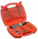 Black & Decker A7071 Schraubenset 54 Teile Schwarz