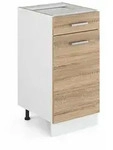 Vicco - K&uuml;chenunterschrank R-line, Sonoma, 40 Cm Ohne Arbeitsplatte