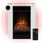 Studio 5 Elektrischer Kamin Heizl&uuml;fter 900/1800 W Fernbedienung - Klarstein