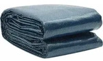 Treibende Pool-solarplane Pe 356 Cm Schwarz Und Blau Vidaxl