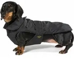 Fashion Dog - Hundemantel Speziell F&uuml;r Dackel - Schwarz - 43 Cm