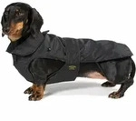 Fashion Dog - Hundemantel Speziell F&uuml;r Dackel - Schwarz - 36 Cm